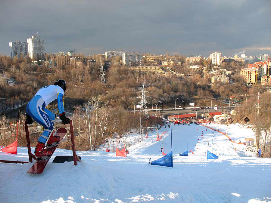 Соревнования сноубордистов